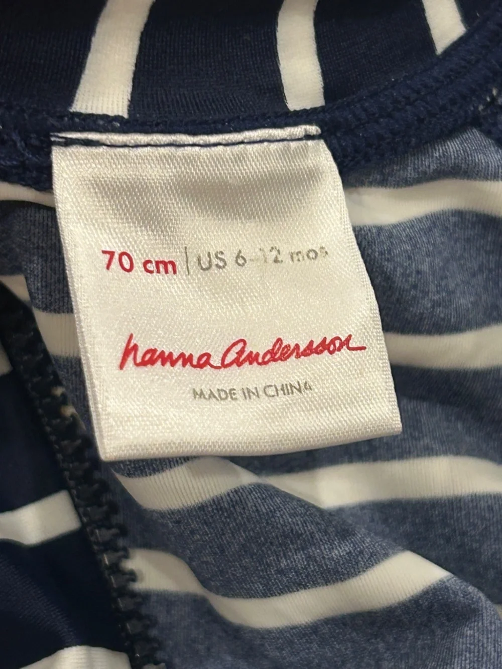 Hanna Andersson Baby Rashguard Swimsuit Unisex 6 to 12 Months